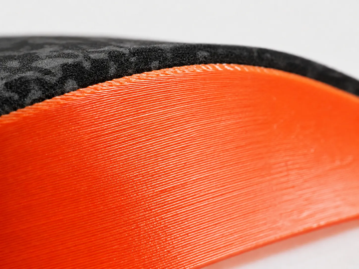 Charge insole extreme macro, print lines