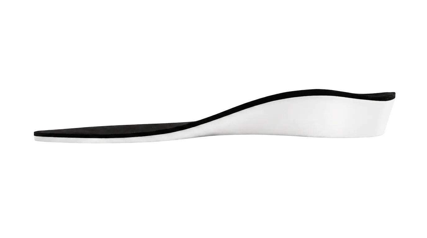 Cloud build custom 3D printed insole, side profile