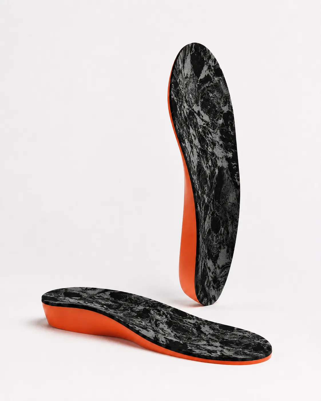 Charge insole pair, standing and laying