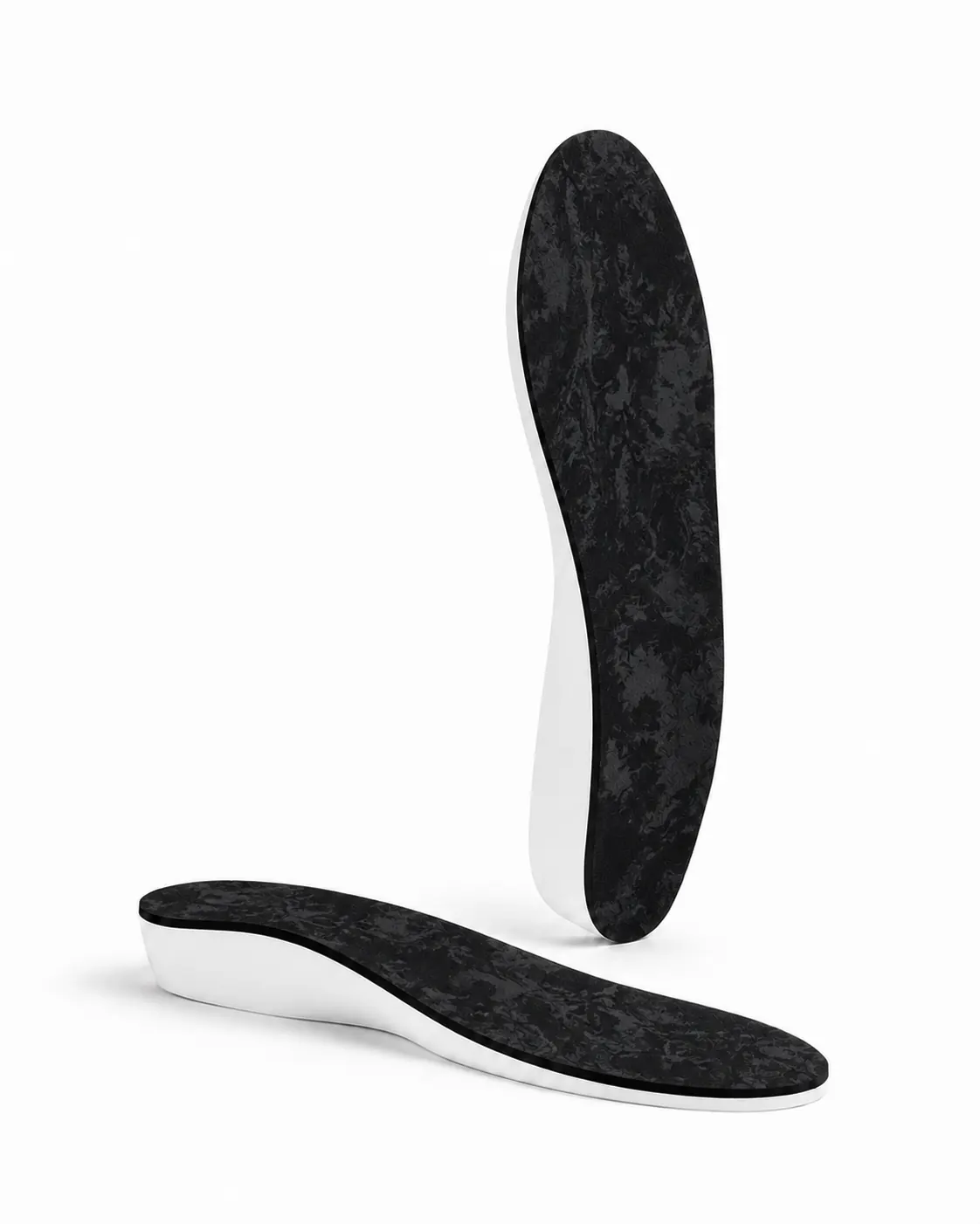 Cloud insole camo pair, standing and laying